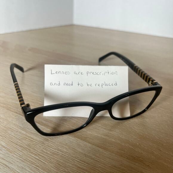 Fendi F1047 001 Eyeglasses Black Frames Full Rim 52-16-135 Italy